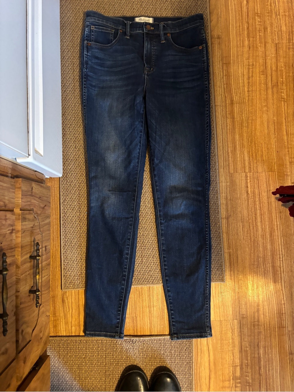 Madewell Dark Indigo High-Rise Skinny Jeans